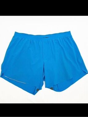 Lululemon Men’s Fast And Free Shorts 6” Lined Wild Indigo Blue Athletic